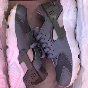 Gray Nike Huaraches